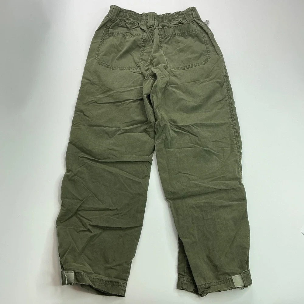 L.L. Bean Olive Green Cargo Pants Boys Medium Adventure Utility Trousers
